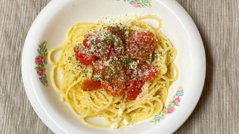 #126 ひんやり美味しい冷製トマトパスタを作りました。