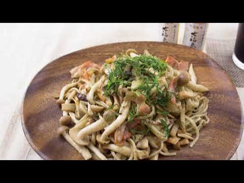 きのこたっぷり和風ペペロンチーノ