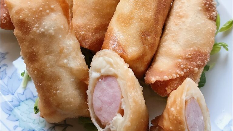 子供のお弁当に♬【ソーセージのチーズ春巻き】「簡単レシピ」