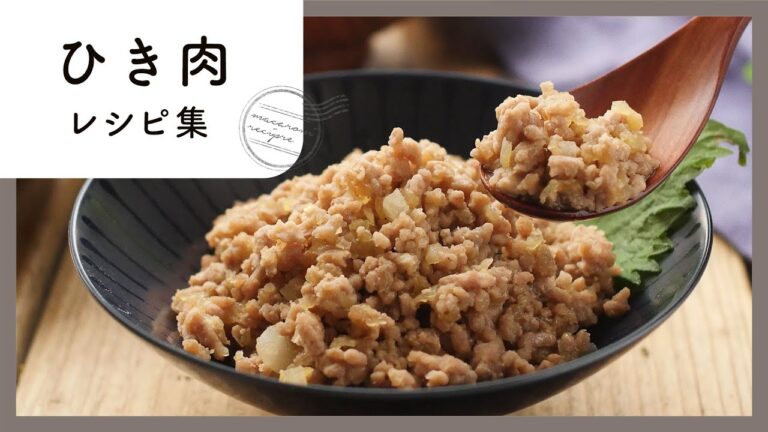 毎日使いたい！ひき肉レシピ集