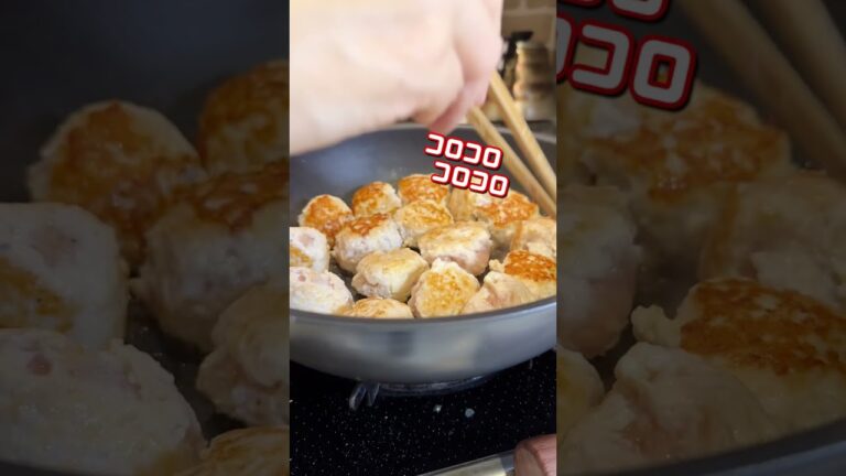【時短レシピ】忙しい日に鍋用のつくねを照り焼きにしたら、柔らかくて大人気だったのでご紹介します！