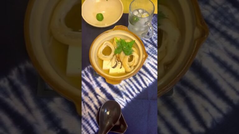 今年も松茸を頂いたので土瓶蒸し風鍋を作ってみました🍲【きんばらちゃん。】