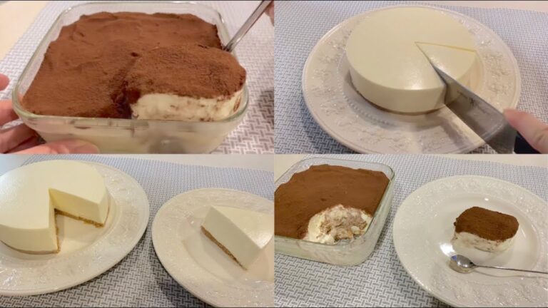 【超簡単ケーキ2選】ティラミス & レアチーズケーキ