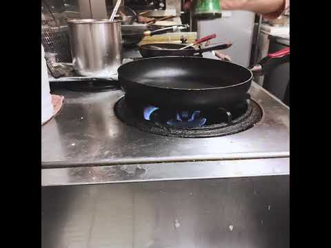 賄い　鱈と春野菜のパスタ