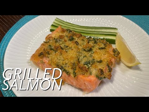 【 鮭 】 #33 鮭の香草チーズ 焼き！パルメザンチーズたっぷり！鮭の切り身の美味しいレシピ！Grilled salmon | recipe | french | 簡単フレンチ