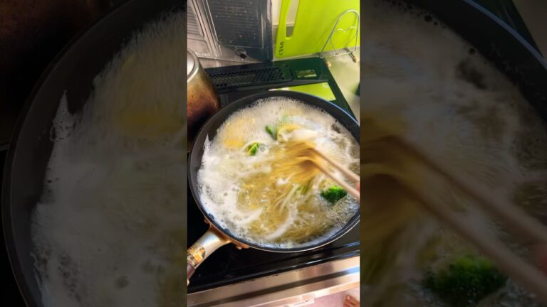 パスタ茹でる動画 #料理 #パスタ #家庭料理