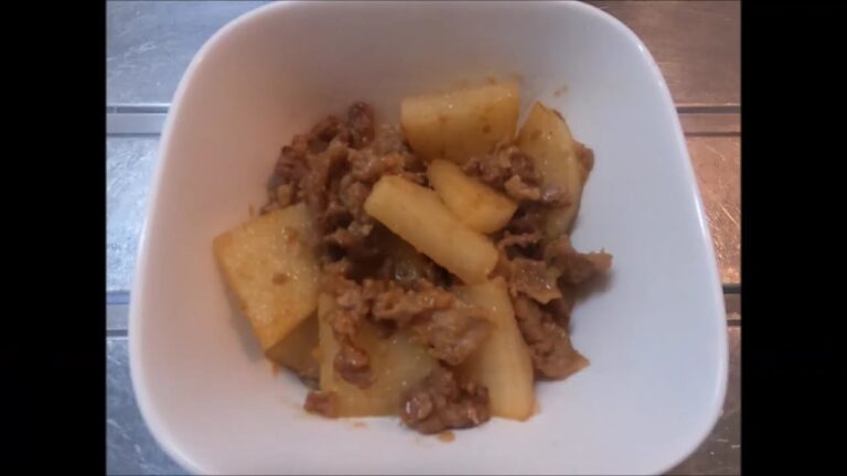 【男 × 簡単レシピ】大根と豚肉の味噌煮