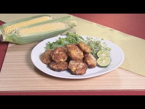 とうもろこし豆腐のチキンナゲット