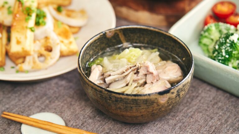からだポカポカ♪ 鶏肉と春雨の生姜鍋