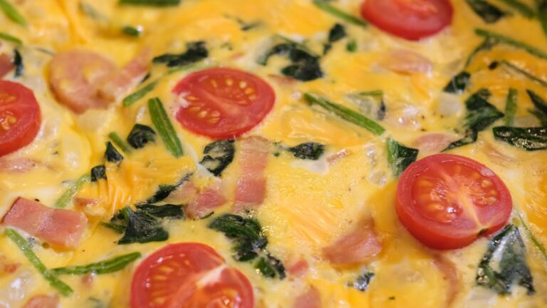 ほうれん草 フリッタータ 作り方 / イタリアのオムレツ