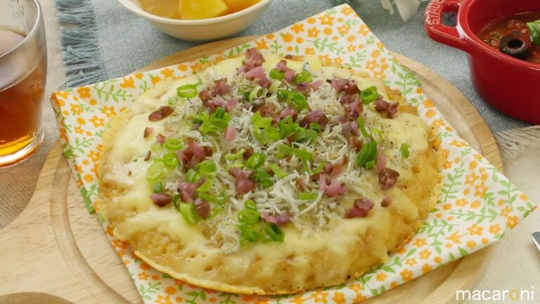 カリカリTKGっ！ しらすと 卵かけ ご飯の ライス ピザ のレシピ 作り方