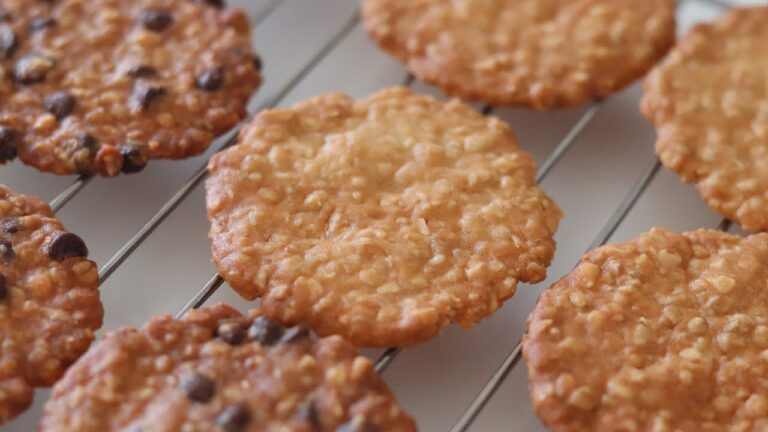 【グルテンフリー】バター・卵・小麦粉不使用！オートミールと米粉のクッキーの作り方／Gluten-free Oatmeal and rice flour cookies recipe