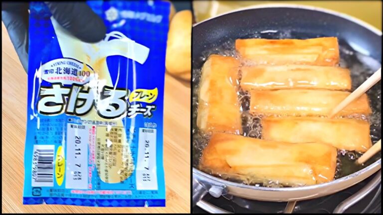 さけるチーズを春巻きの皮に巻いて揚げたらウマいか試してみた【川クックのキャンプ飯ブログ】