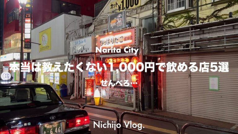 【成田市】予算1,000円でちょい飲み出来る5店で最強1人飲み！みんな大好きたこ焼きからパクチーMAX餃子まで紹介します！