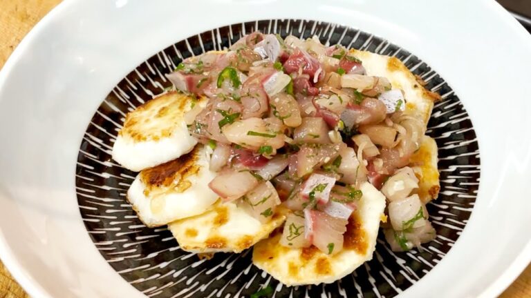 【かぶレシピ】こんがり焼いたカブを美味しいサラダにしました。ブリとカブの焼きサラダの作り方。