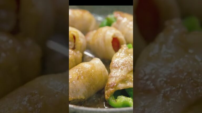 【レシピ配信中】豚バラ肉巻きって美味しい。