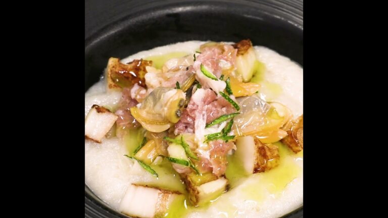 【ミシュランシェフ直伝 食べるレンコンスープ レシピ #ダイジェスト版 】ミシュラン京都一つ星 RISTORANTE ITALIANO CHIMERA・筒井シェフ  #Shorts