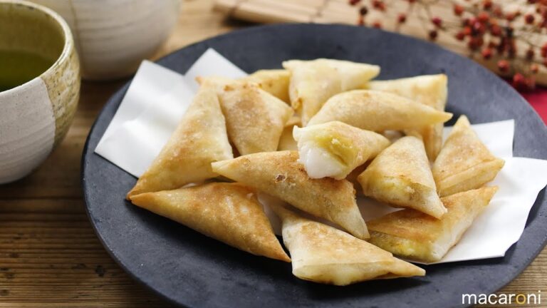 カリカリもっちり♪ 餅入り栗きんとんのスイート春巻きのレシピ 作り方