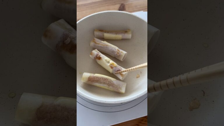 材料３つ！ウィンナーチーズ春巻き| Vienna cheese spring rolls #簡単レシピ #ズボラ飯 #おもてなしレシピ #簡単おやつ #簡単おつまみ