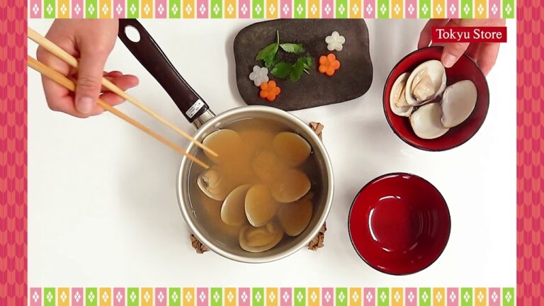 ハマグリを使ったうしお汁のつくり方