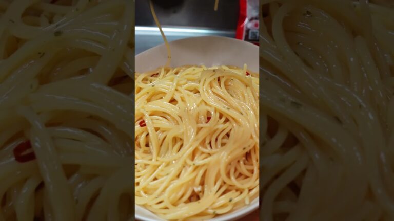 すた丼風ペペロンチーノ