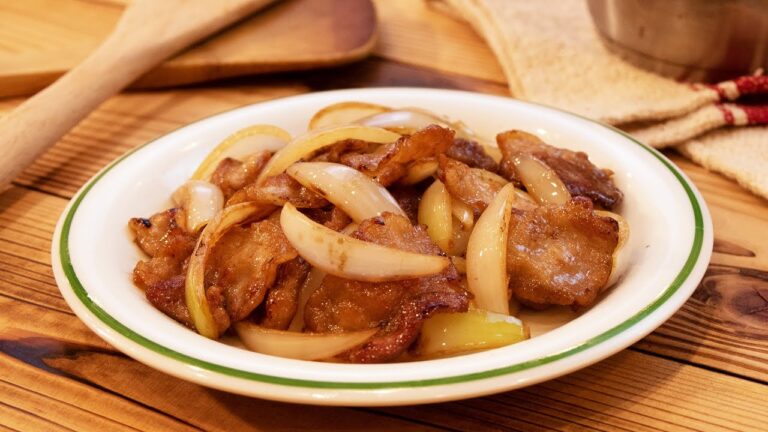 豚バラ肉の青じそ炒め