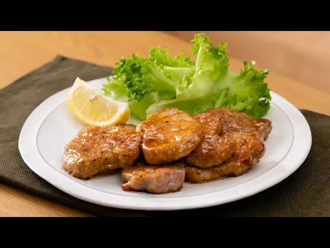 豚ひれ肉の和風ソテー