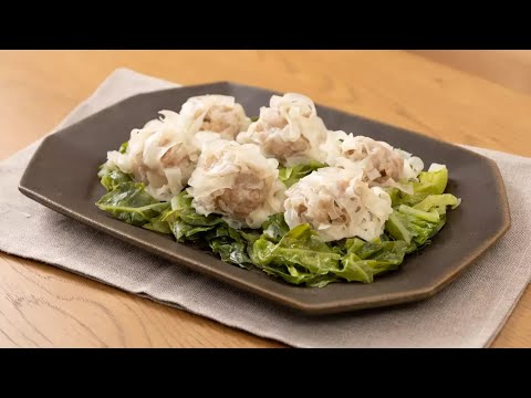 帆立の花しゅうまい（フライパン）