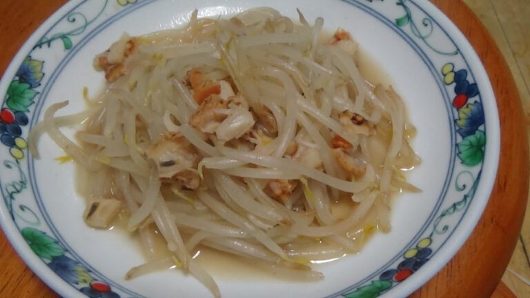 ベビーホタテともやしの台湾風炒め　作り方