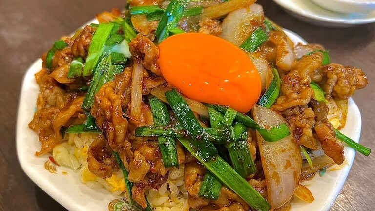 ガッツリ系の極み！ニラ肉スタミナ炒飯の作り方！