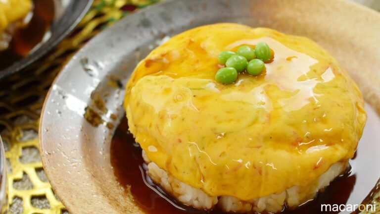 レンジで簡単失敗知らず！甘酢あんの「ふんわり天津飯」のレシピ・作り方