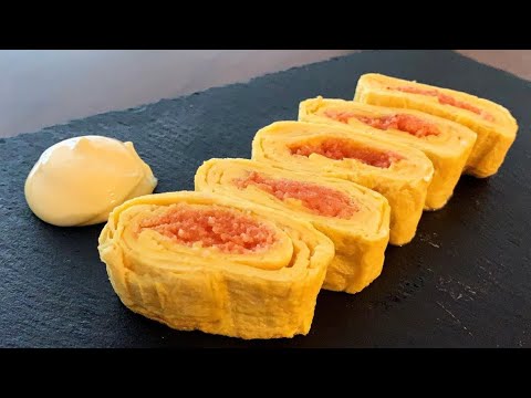 明太子チーズIN卵焼き🥚#shorts