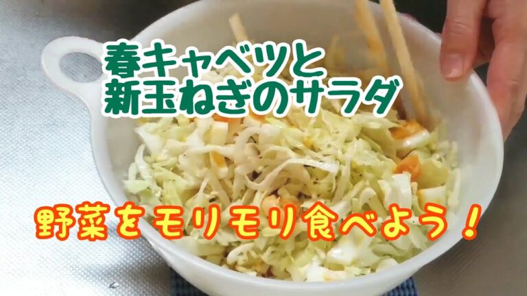 #64  春キャベツと新玉ねぎのサラダ