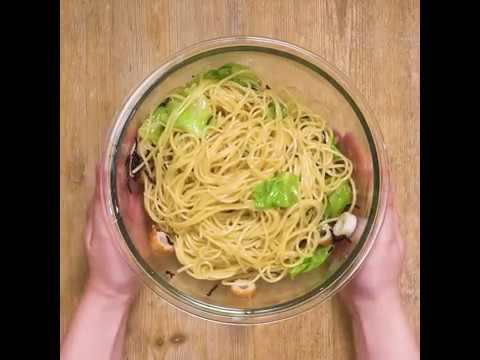 塩昆布のうまみできゃべつがおいしい きゃべつの和風スパゲティ ｜ moguna[モグナ]
