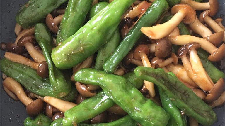 ししとうのみそ炒め