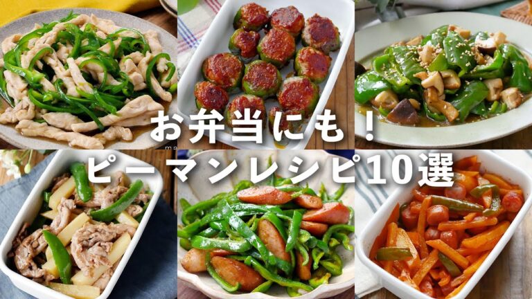 【ピーマンレシピ10選】肉詰めや炒め物など！おかずにぴったり♪