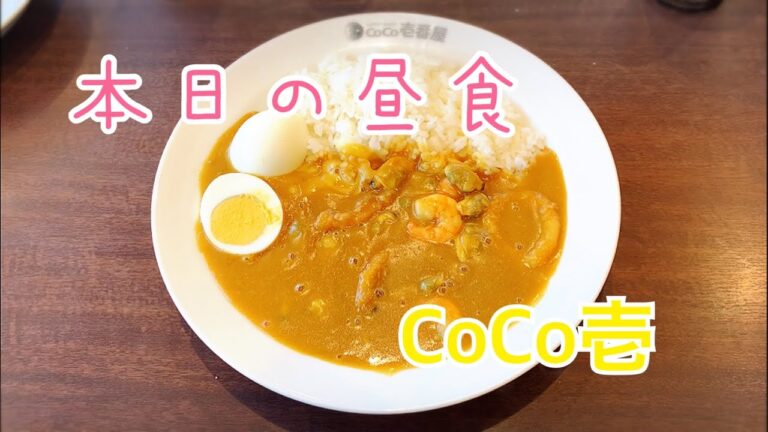 本日の昼食 【CoCo壱番屋 海の幸カレー】