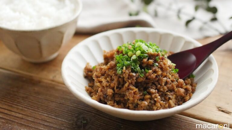 たっぷり きのこ の 豚そぼろ の レシピ 作り方