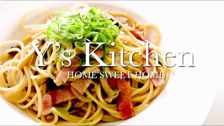 【料理】夏休みのお昼ごはん｜味付け１つで決まる！しめじの和風パスタ