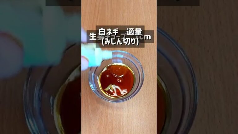 悪魔の鶏むねネギだれ冷やしうどん