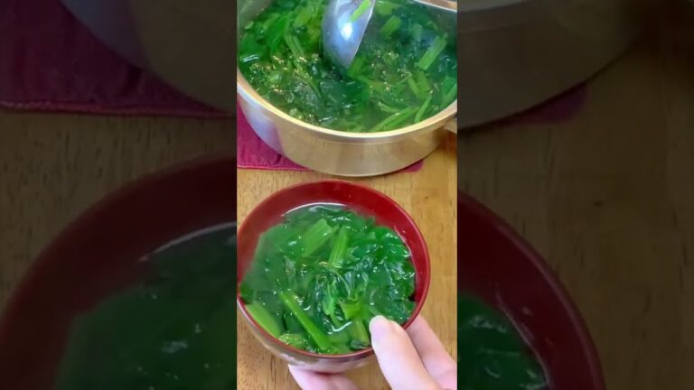 ほうれん草 スープ 作り方 #Shorts #簡単レシピ