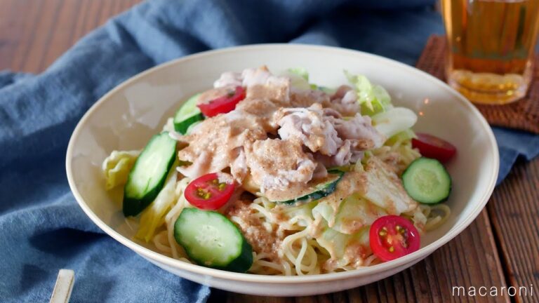 【豚しゃぶラーメンサラダ】北海道ご当地グルメ！ボリューム満点♪