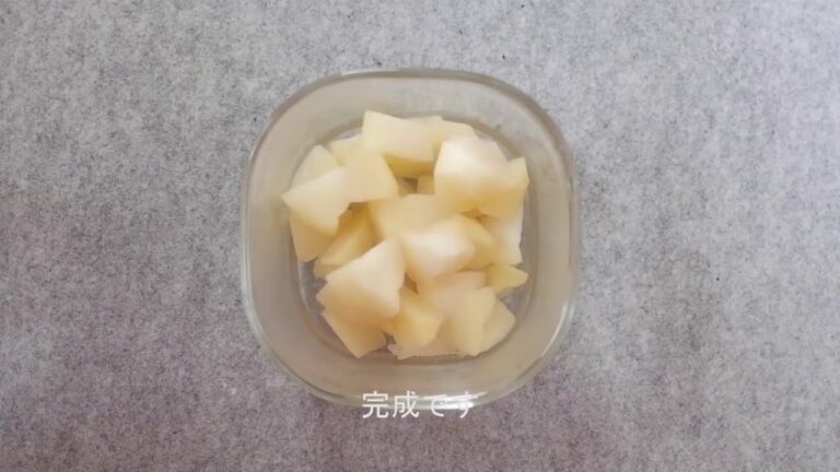 【簡単お菓子】りんごを煮る