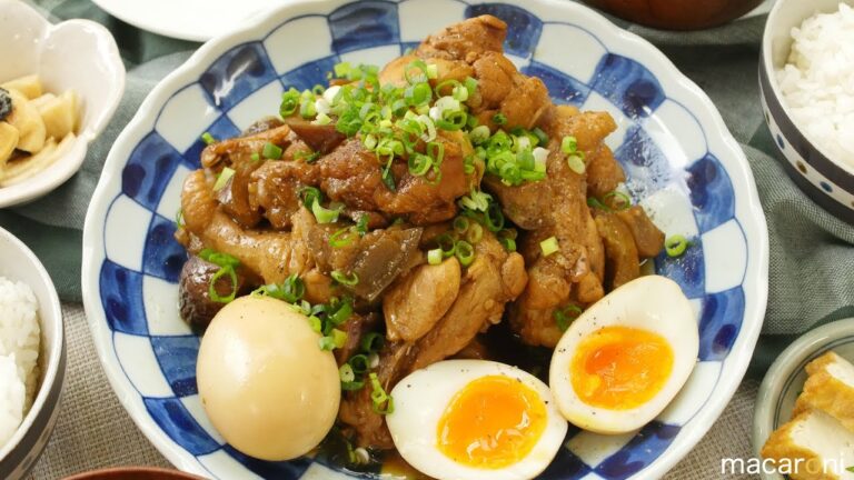 うま味こっくり！ 半熟卵と 鶏手羽元の ウスター ソース煮 のレシピ 作り方