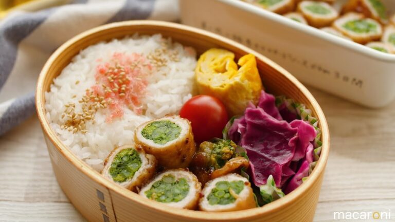 【作り置き】ほろ苦さがあとをひく！ 菜の花の てりやき マスタード 肉巻き のレシピ 作り方