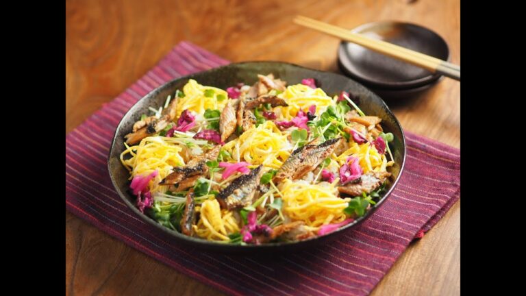 蒲焼きサンマのちらし寿司、サンマのさばき方、フライパンでサンマの蒲焼き