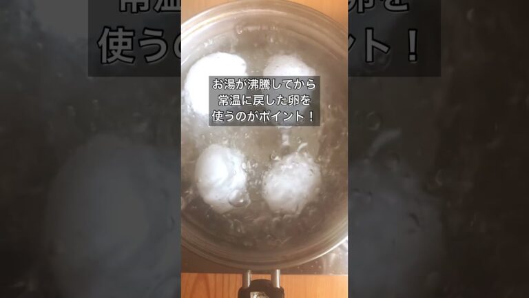 半熟とろとろ！絶品ネギ塩煮卵