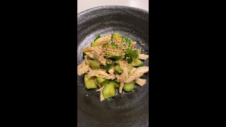 これ食っとけばマジで痩せる【鶏むねきゅうり中華和え】#Shorts