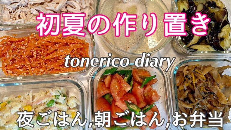 【作り置き】普段のお野菜を使って簡単で身体に優しいお惣菜づくし