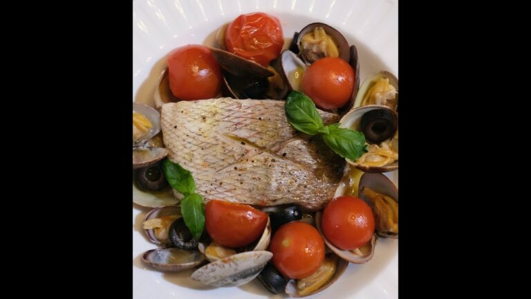 アクアパッツァ 作り方 / 切り身でお手軽に / 魚の切り身レシピ #Shorts